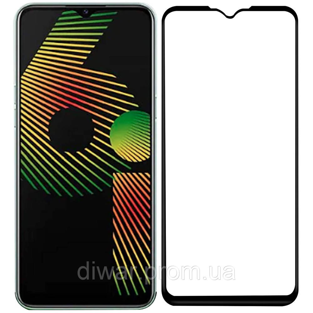 

Защитное стекло 111D (full glue) (тех.пак) для Realme 5 / Realme 6i / C3 / C11 / 5i, Черный