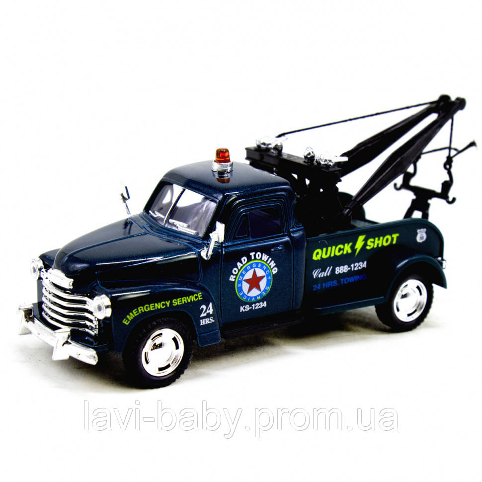 

Игрушечная модель Эвакуатор CHEVROLET 3100 KT5033W инерционный (Blue)