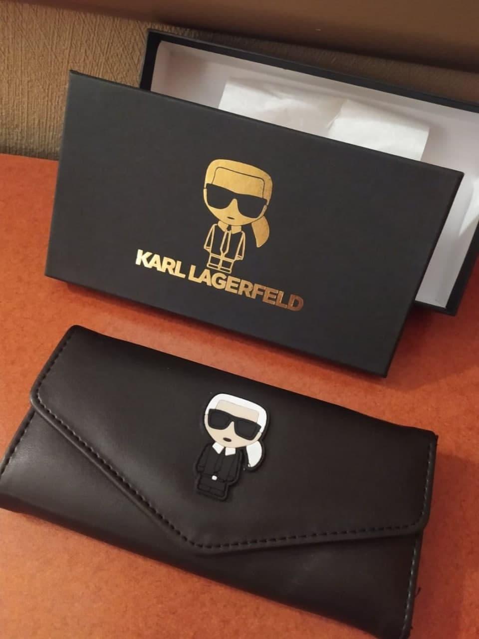 

Кошелек Karl Lagerfeld реплика Карл Лагерфельд черный