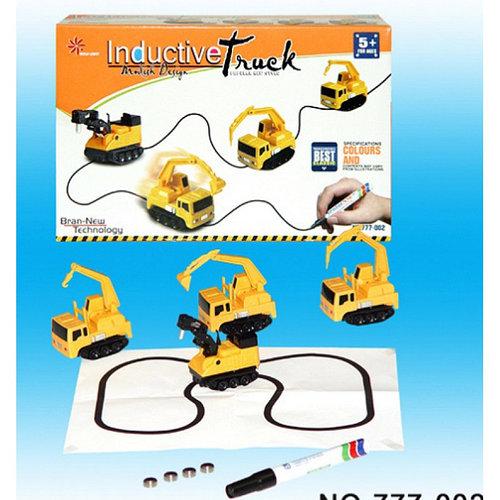 

Машинка Inductive Truck игрушечная развивающая машинка детский индуктивный автомобиль индукционная машинка, Желтый