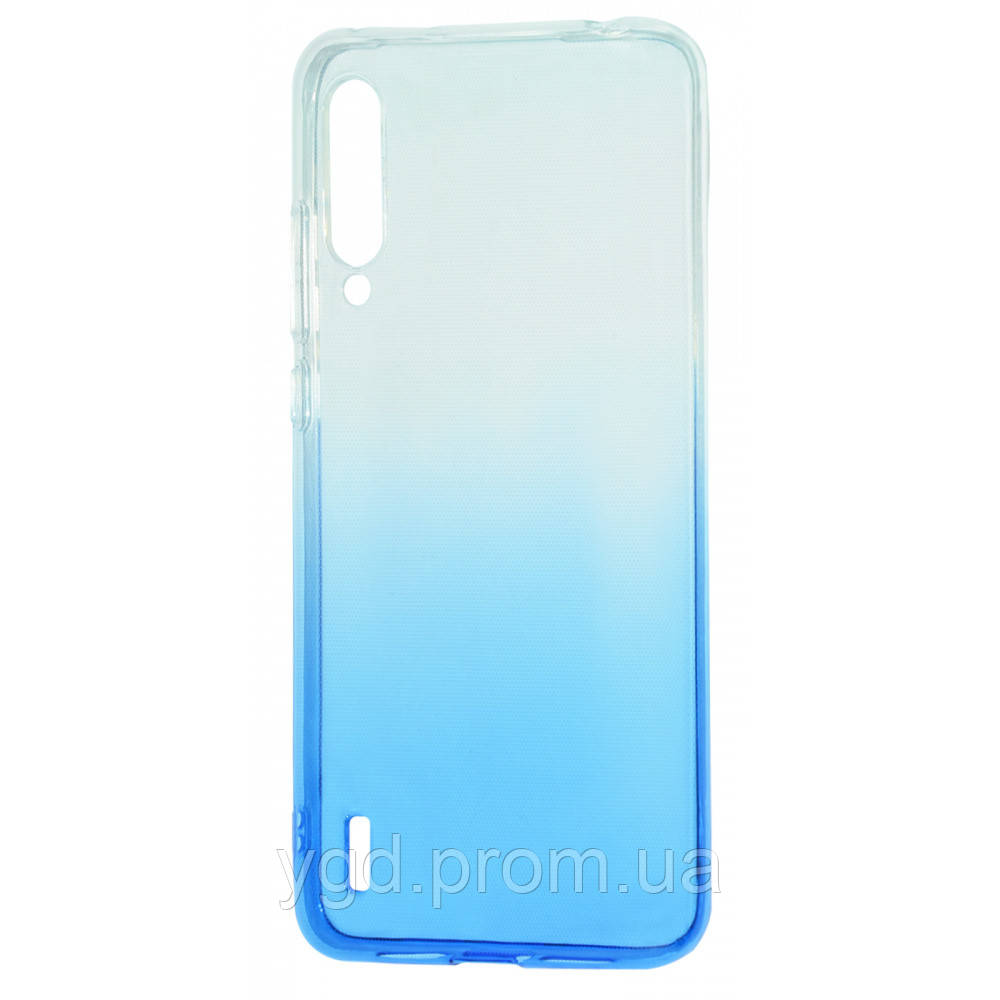 

Силикон 0.5 mm Gradient Design Xiaomi Mi9 Lite/Mi CC9 white_blue