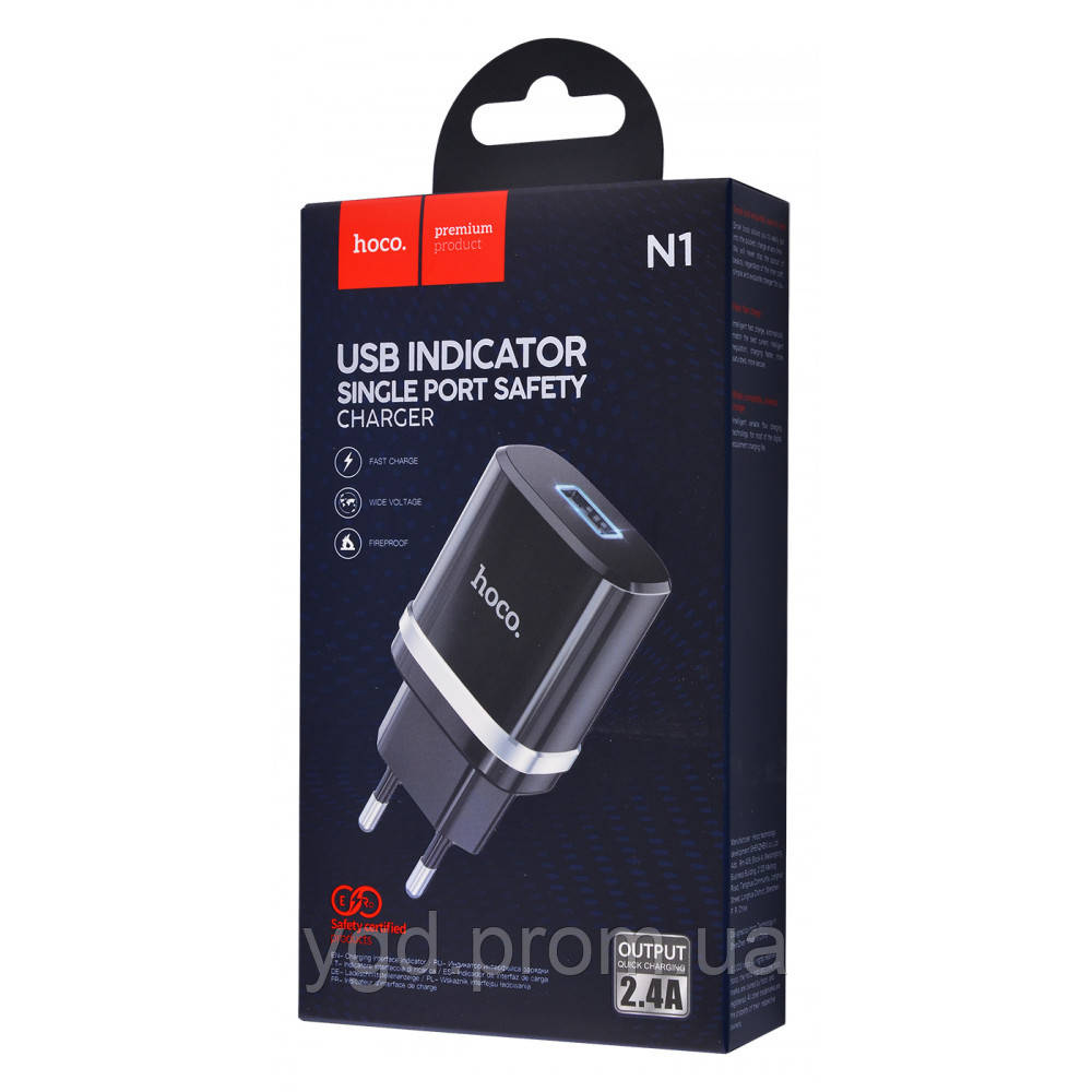 

СЗУ Hoco N1 Ardent 2.4A 1USB black