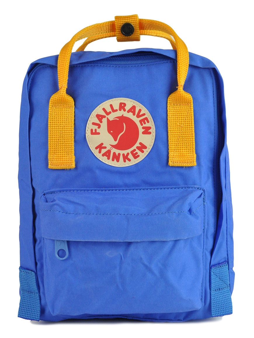 

Рюкзак Fjallraven Kanken Mini Un Blue-Warm Yellow (1004-23561.525-141