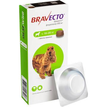 

BRAVECTO (Бравекто) Официальная. Оригинал- Жевательная таблетка от клещей и блох для собак (10 -20 кг)