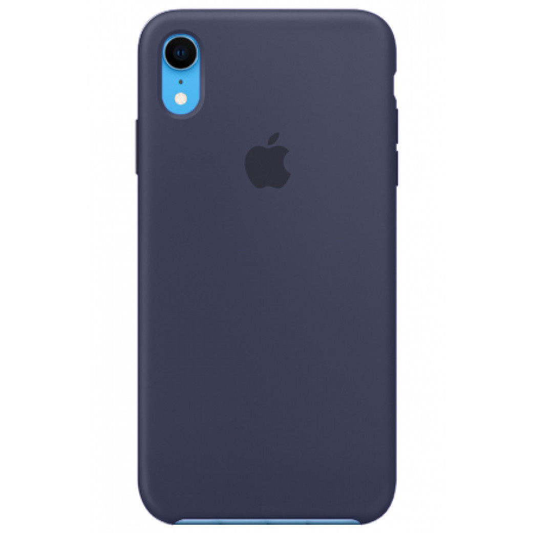 

Чехол Silicone case (AAA) для Apple iPhone XR (6.1"), Синий / midnight blue