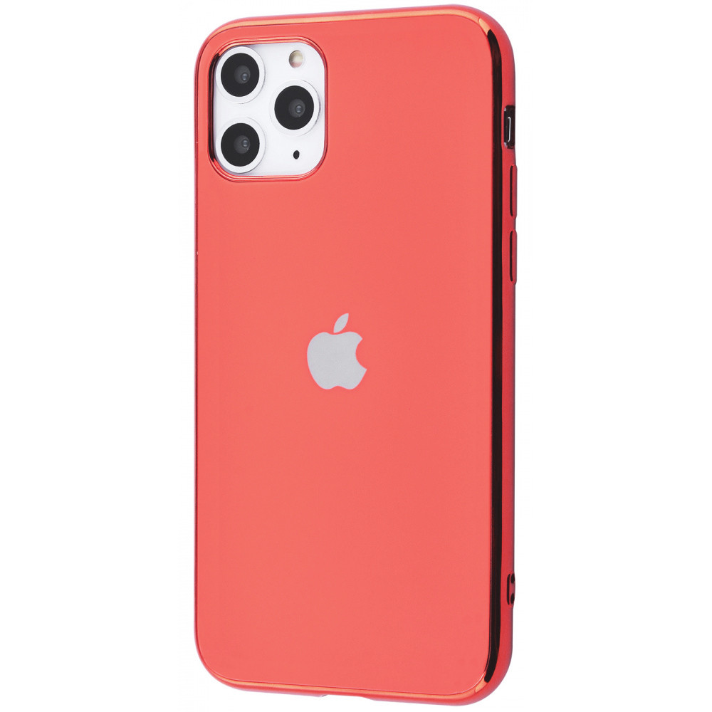 

TPU чехол Matte LOGO для Apple iPhone 11 Pro (5.8"), Розовый / coral