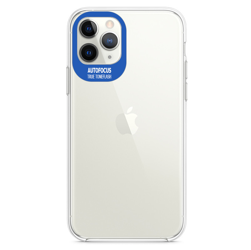 

TPU чехол Epic clear flash для Apple iPhone 11 Pro (5.8"), Бесцветный / синий