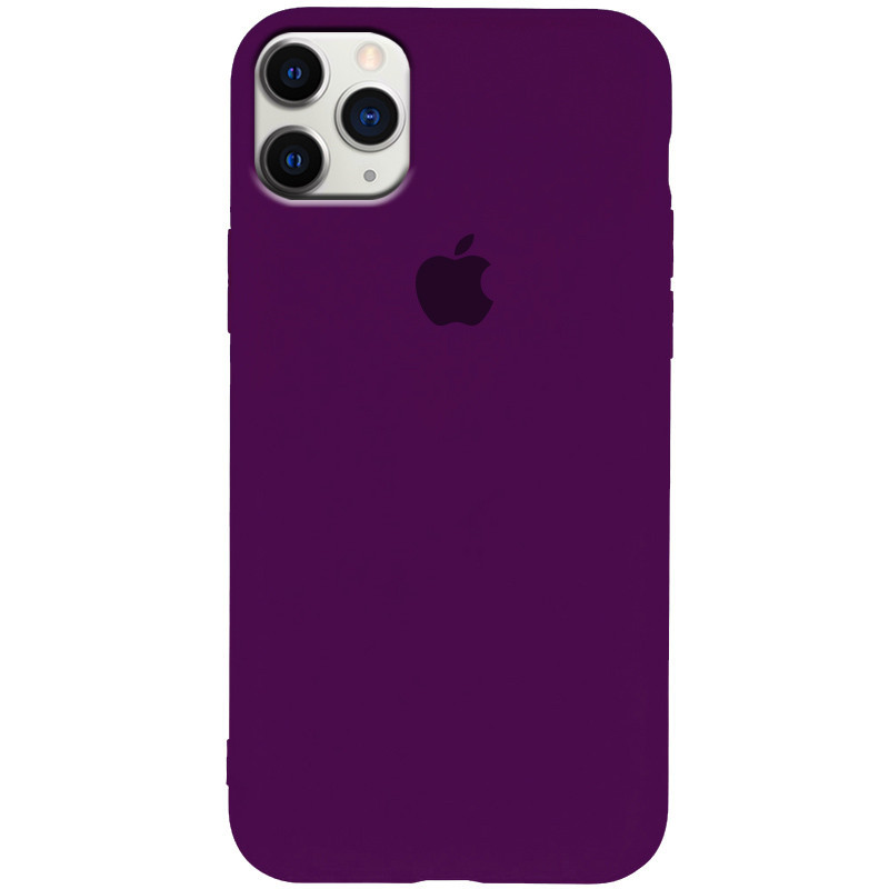 

Чехол Silicone Case Slim Full Protective для Apple iPhone 11 Pro (5.8"), Фиолетовый / grape