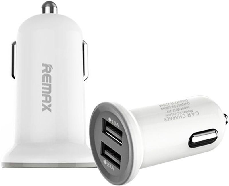 

Автомобильное зарядное устройство Remax RCC201 2USB 2.1A Mini Car Charger mini White #I/S