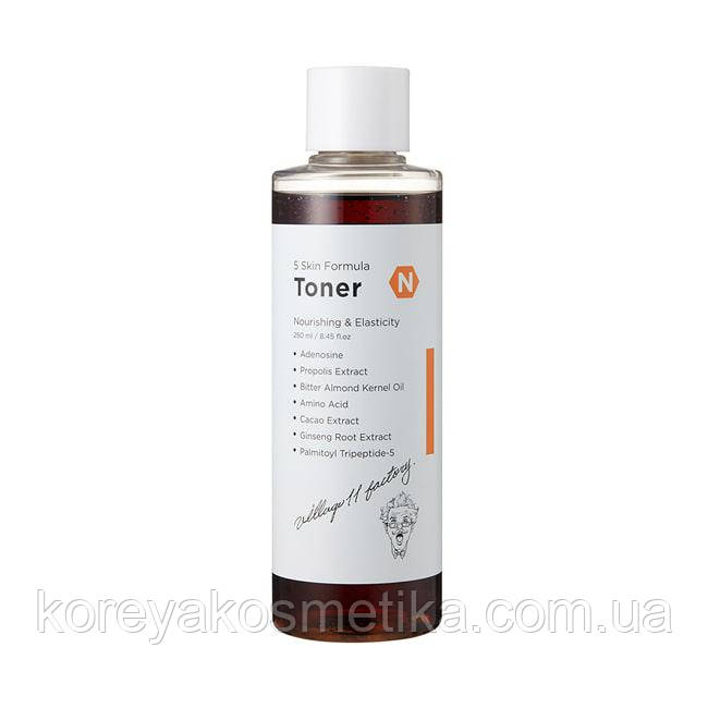 

Питательный анивозростной тонер Village 11 Factory N Skin Formula Toner