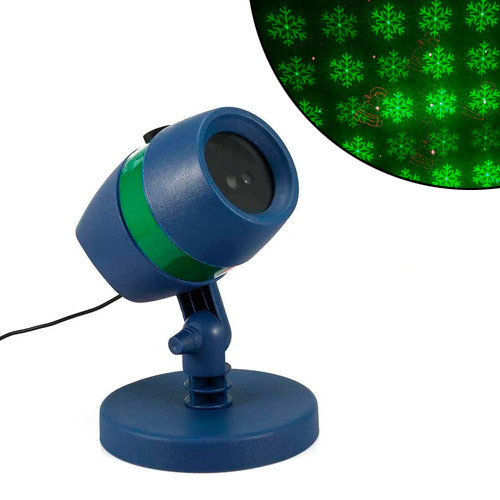Лазерный проектор новогодний уличный USB RGBW Star Shower садовый