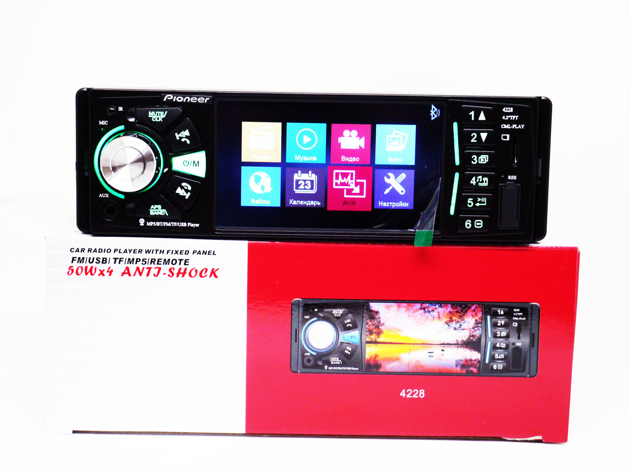 

Pioneer 4228 ISO - экран 4,1''+ DIVX + MP3 + USB + SD + Bluetooth