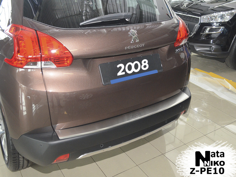 

Накладка на бампер с загибом PEUGEOT 2008 2013-2016