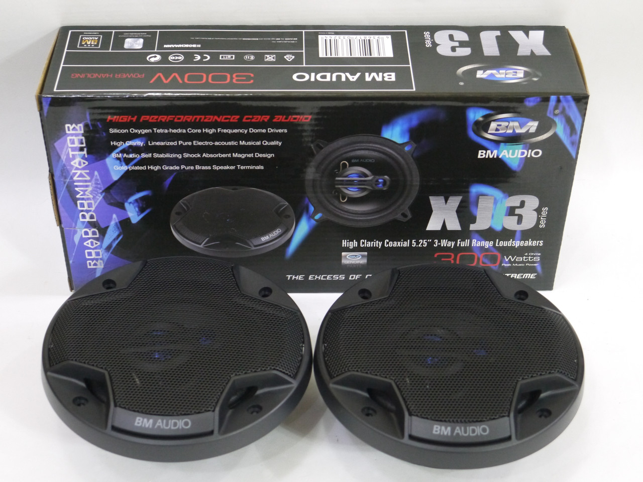 

Колонки автомобильные 13см BOSCHMANN BM AUDIO XJ3-553B 300W 3х полосная акустика