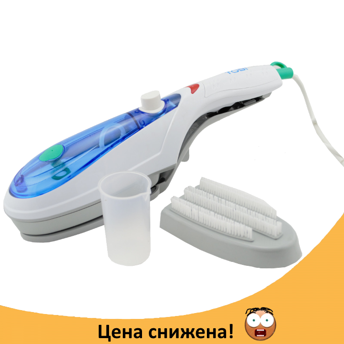 

Отпариватель для одежды TOBI Travel Steamer 2078 800W, Ручной отпариватель дорожный, Паровой утюг