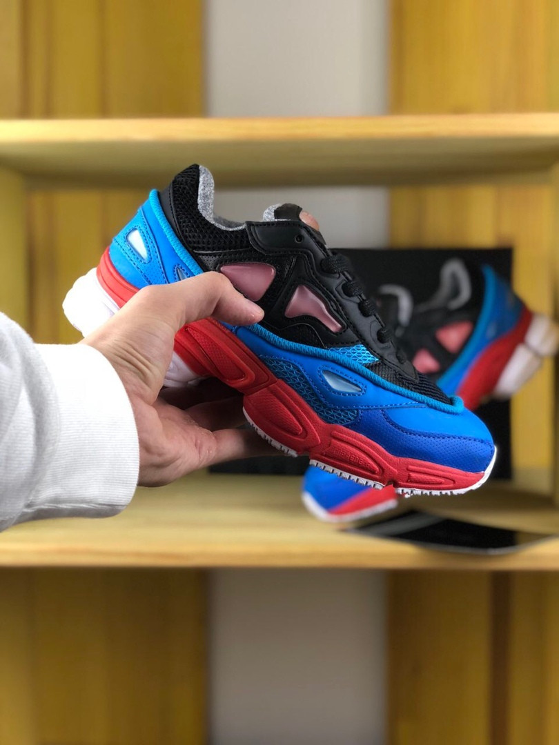 

Adidas Raf Simons Ozweego Black Red Lucora (Синий)