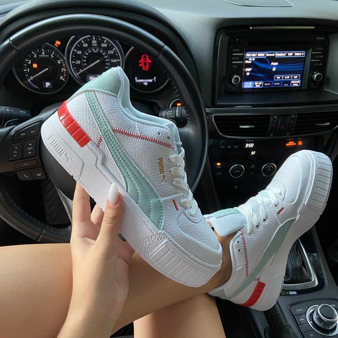 

Puma Select Cali Sport White Blue (Белый Бирюзовый)