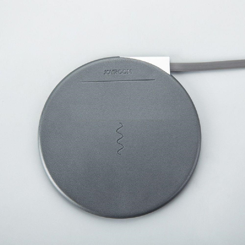 

Беспроводное зарядное устройство JOYROOM JR-W100 wireless charger (1A) Grey, Серый