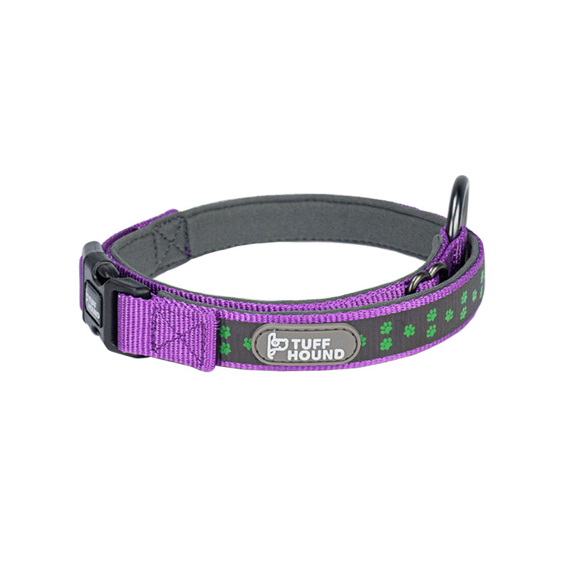 

Светоотражающий ошейник для собак TUFF HOUND 1537 Purple L с утяжкой (5317-16511), Фиолетовый