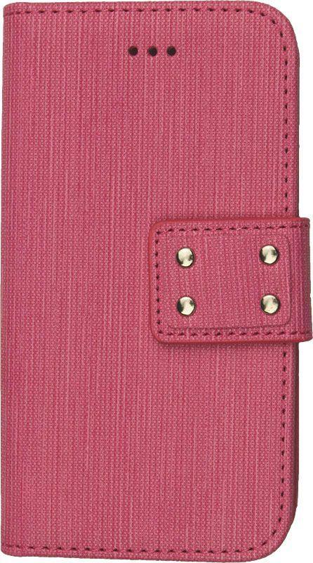 

Чехол-книжка Toto Book Universal cover Mimi 4.5-5.0 Hot Pink #I/S, Розовый