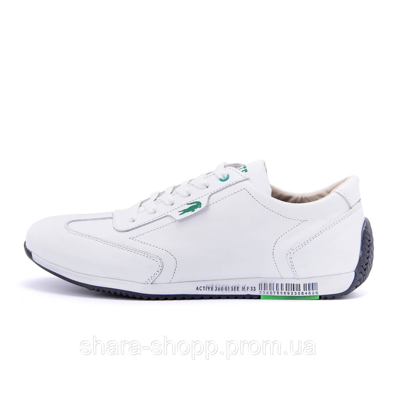 

Мужские кожаные кроссовки Lacoste Lerond White, Белый