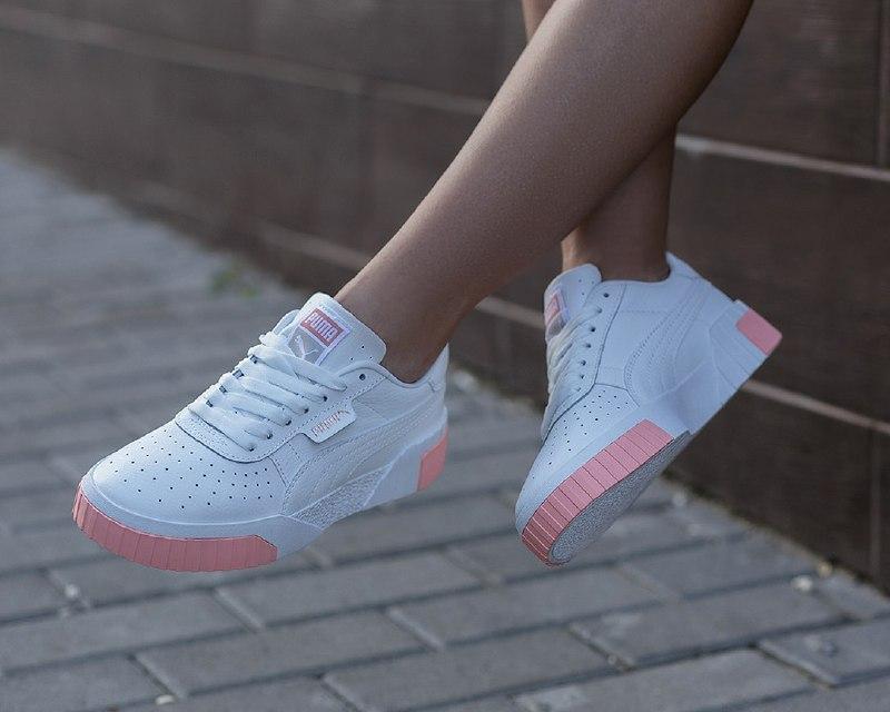 

Кроссовки Женские Puma Cali White/Pink белые с розовым 38 (24.5см.), 43, Белый