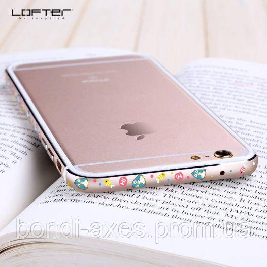 

Металлический бампер Lofter Cutie Series для Apple iPhone 6/6s (4.7"), Пингвин