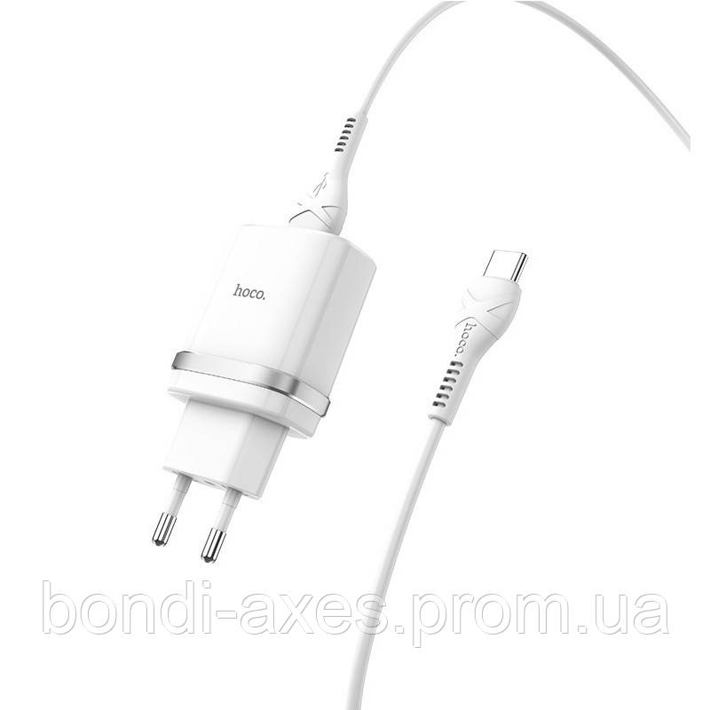 

СЗУ Hoco C12Q Smart QC3.0 (1USB/3A) + Type-C, Белый