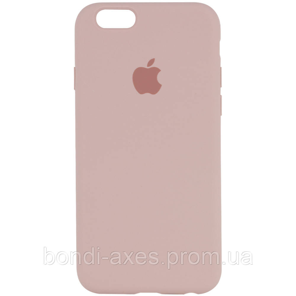 

Чехол Silicone Case Full Protective (AA) для Apple iPhone 6/6s (4.7"), Розовый / pink sand