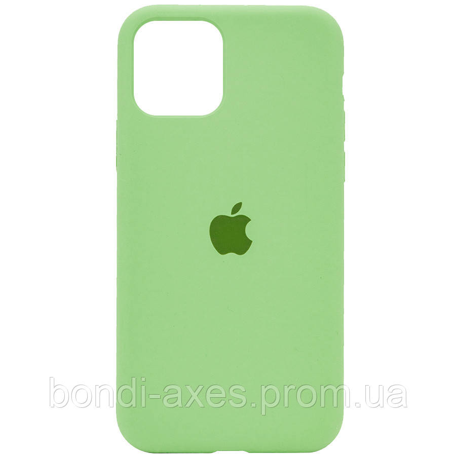 

Чехол Silicone Case Full Protective (AA) для Apple iPhone 11 Pro (5.8"), Мятный / mint