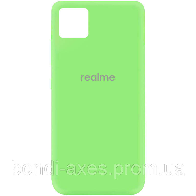 

Чехол Silicone Cover My Color Full Protective (A) для Realme C11, Зеленый / green