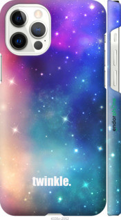 

Чехол на Apple iPhone 12 Мерцание "4335c-2053-47097, Синий