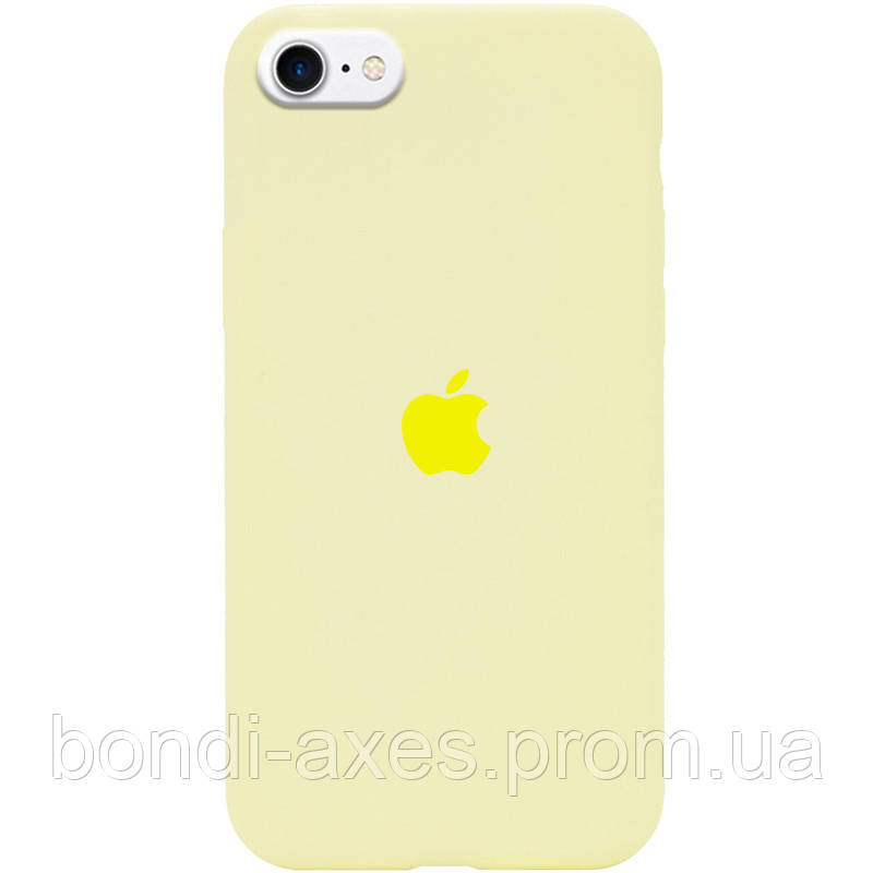 

Чехол Silicone Case Full Protective (AA) для Apple iPhone SE (2020), Желтый / mellow yellow