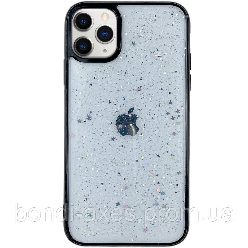 

TPU+PC чехол Shiny Stars для Apple iPhone 11 Pro (5.8"), Черный