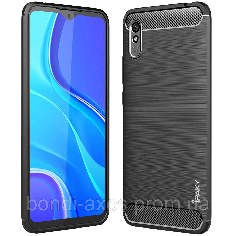 

TPU чехол iPaky Slim Series для Xiaomi Redmi 9A, Черный