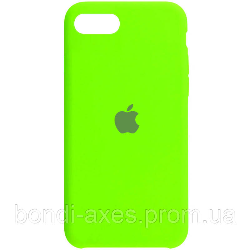 

Чехол Silicone Case (AA) для Apple iPhone SE (2020), Салатовый / neon green