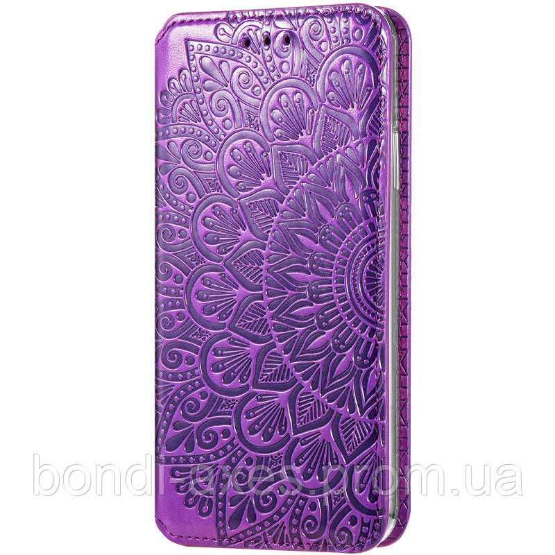 

Кожаный чехол книжка GETMAN Mandala (PU) для Xiaomi Mi 10T / Mi 10T Pro, Фиолетовый