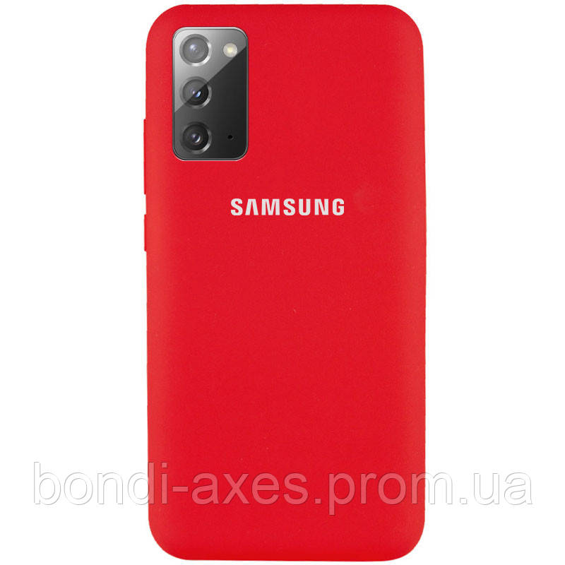 

Чехол Silicone Cover Full Protective (AA) для Samsung Galaxy Note 20, Красный / red