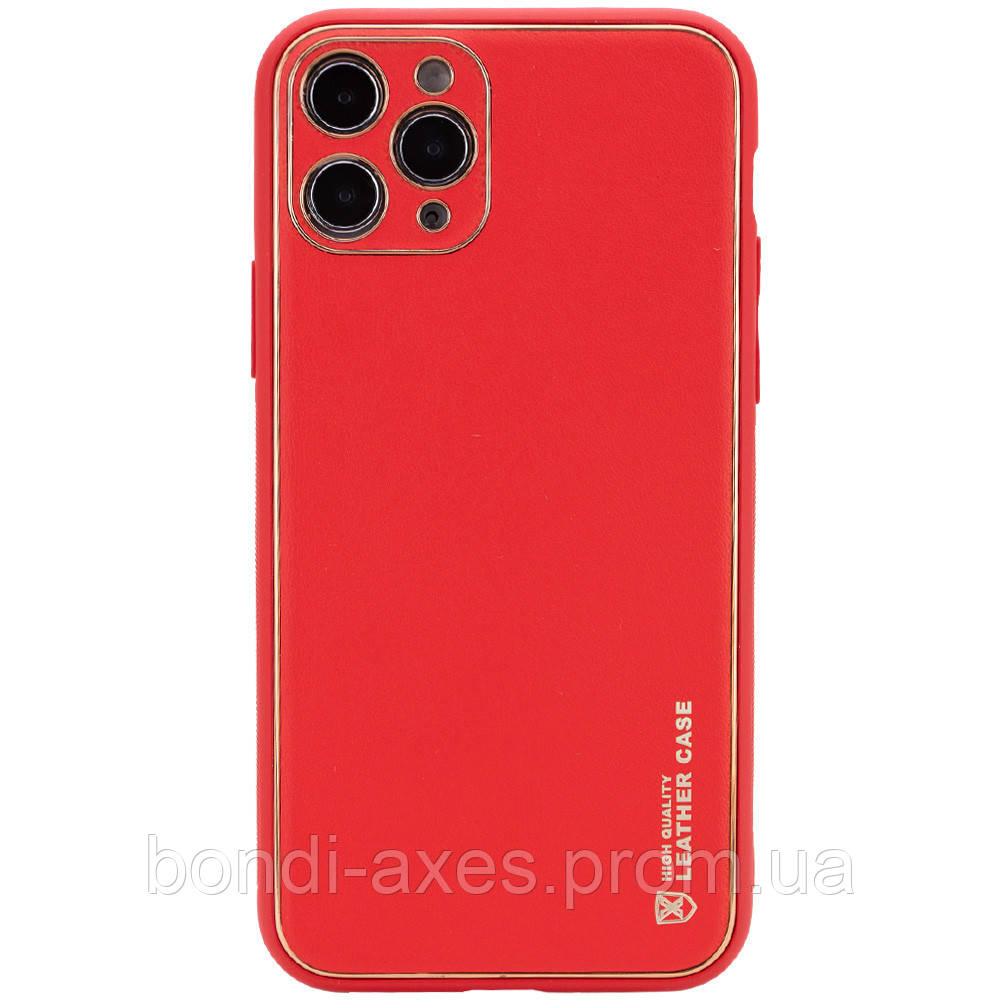 

Кожаный чехол Xshield для Apple iPhone 11 Pro (5.8"), Красный / red