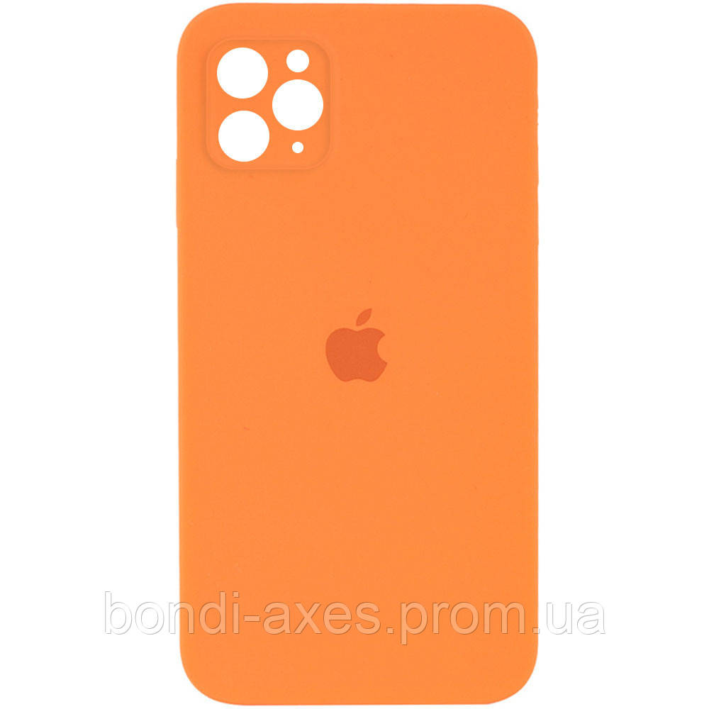 

Чехол Silicone Case Square Full Camera Protective (AA) для Apple iPhone 11 Pro (5.8"), Оранжевый / papaya