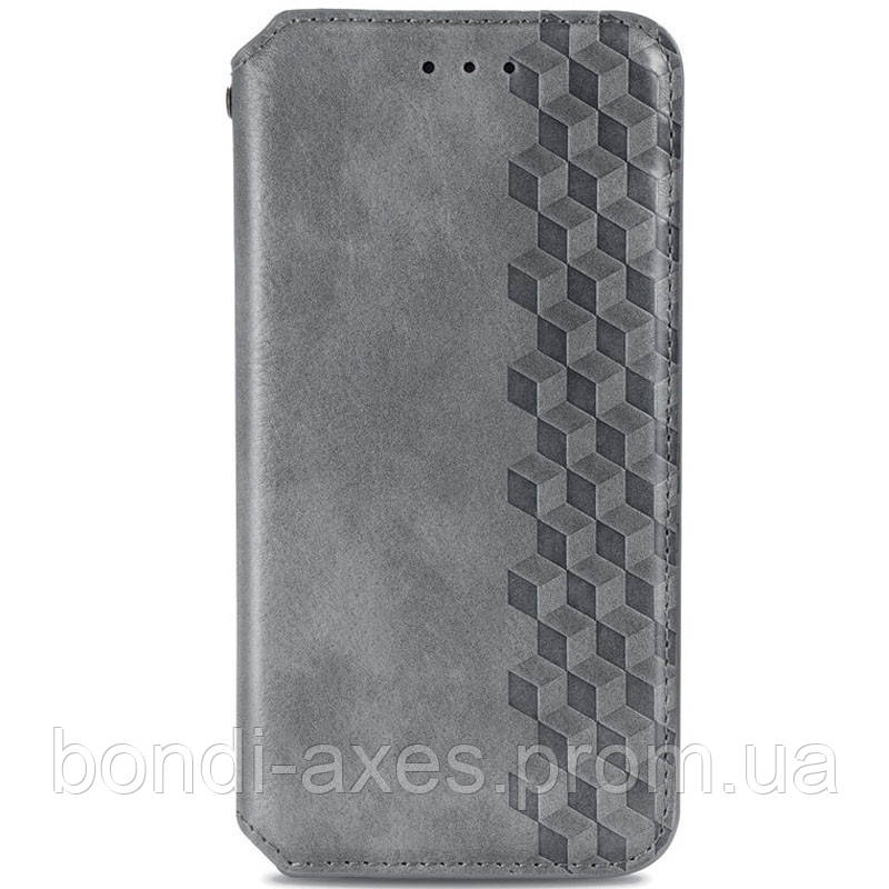 

Кожаный чехол книжка GETMAN Cubic (PU) для Samsung Galaxy S20 FE, Серый