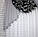 Ламбрекен із тканини блекаут на карниз 2,5м. №063л, колір чорний з сірим. Код 60-084, фото 5