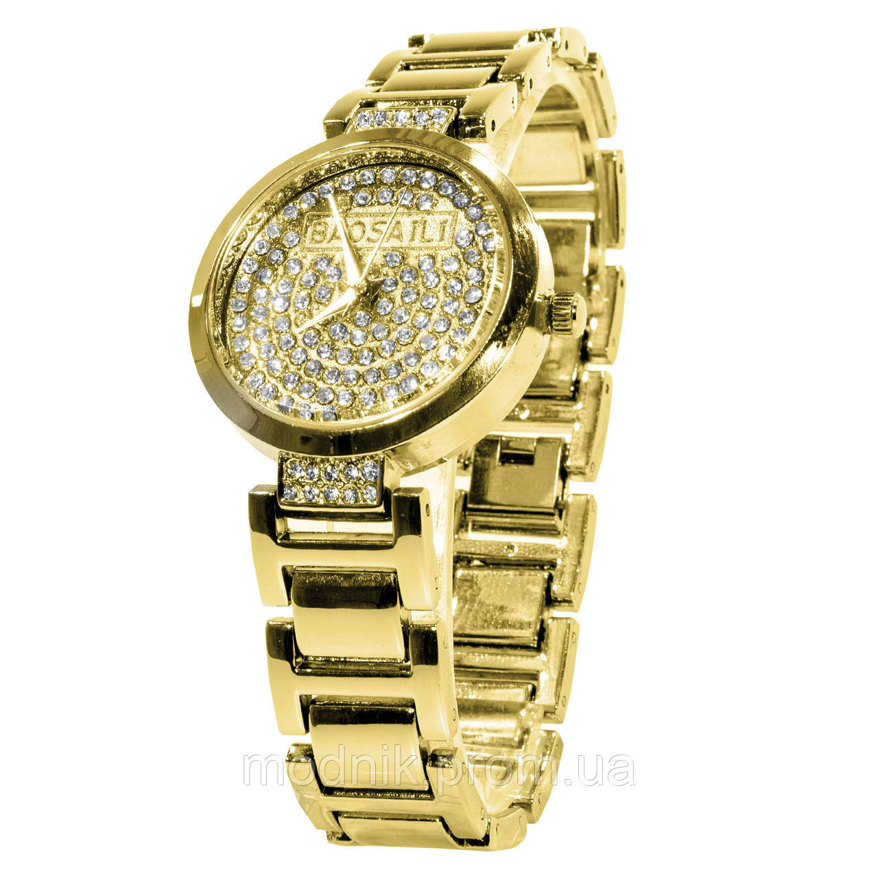 

Наручные часы Baosaili KJ805 Gold женские кварцевые с камнями 3081-8903, КОД: 1529705