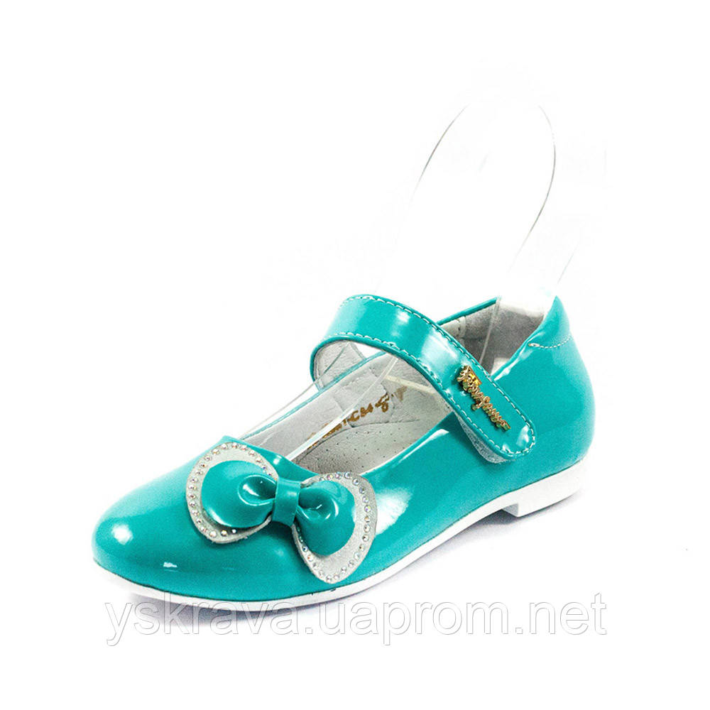 

Туфли детские Foletti Kids FK-Laura бирюзовая кожа (27), Бирюзовый