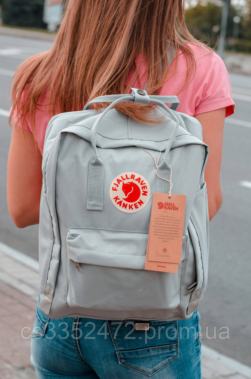 

Городской Рюкзак Fjallraven Kanken Classic 16 л Светло-серый