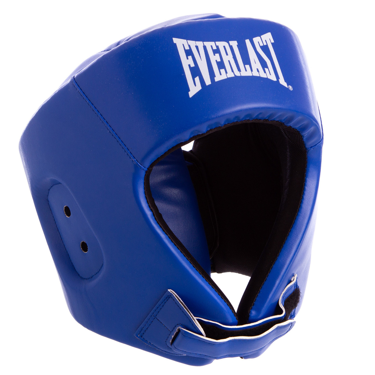 Шолом боксерський відкритий з посиленим захистом верхівки Everlast 8268 розмір M Blue