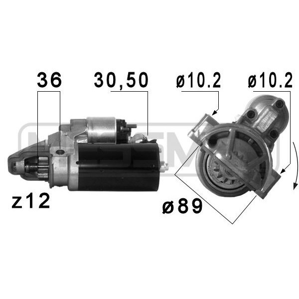 

Стартер Messmer 220681A