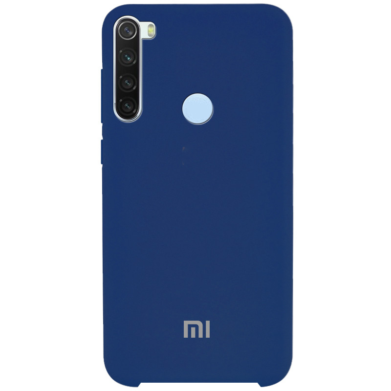 

Чехол Silicone Cover (AA) для Xiaomi Redmi Note 8, Синий / navy blue