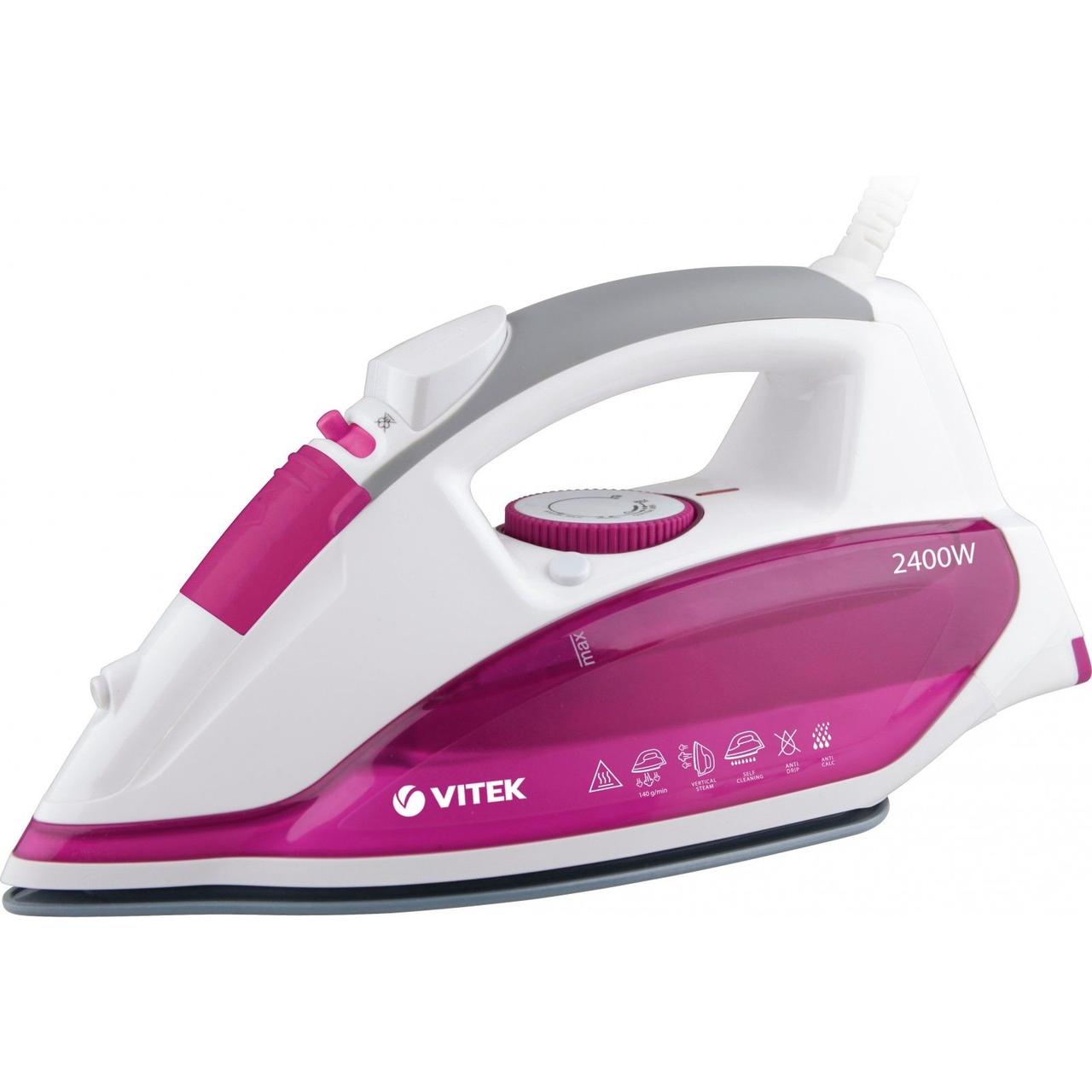 

Утюг Vitek VT-1262 PK (WY36dnd-116189), Бело-малиновый