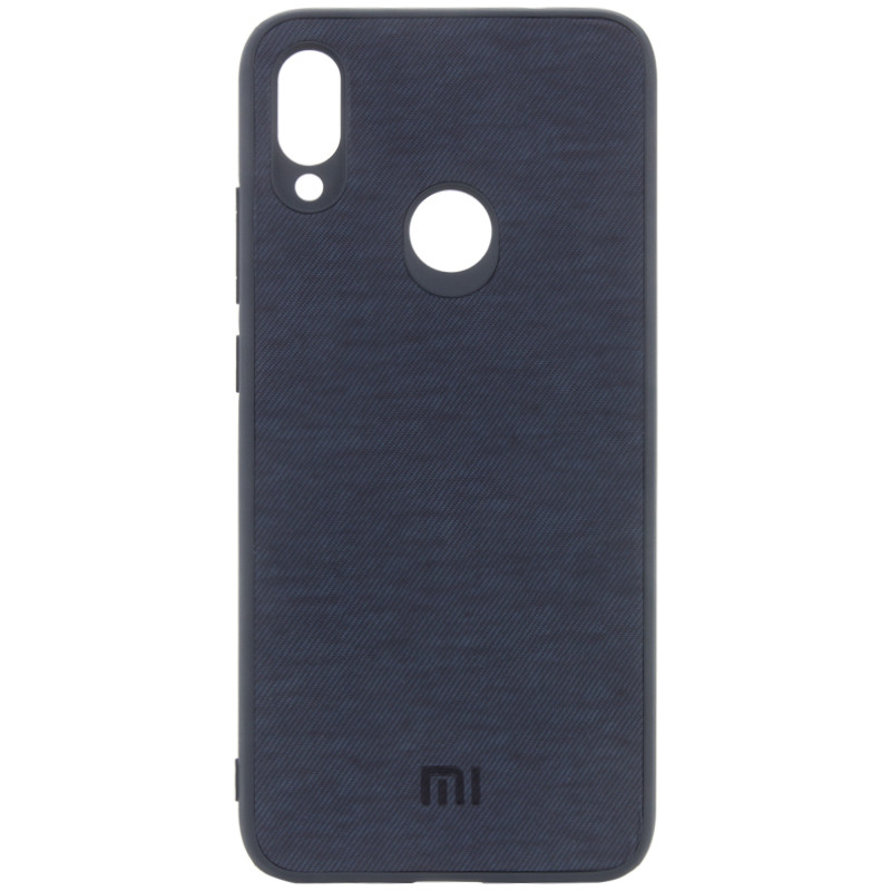 

TPU чехол Textile Logo для Xiaomi Redmi Note 7 / Note 7 Pro / Note 7s, Синий